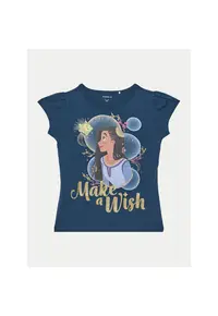 Tricou fete - 304719349 - Bumbac - Albastru - Albastru