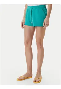 Pantaloni scurti sport dama - verde - material modal si poliester