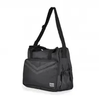Set 5 piese cu Geanta multifunctionala pentru mamici Cangaroo Mama Bag Stella Black compartimente practice,cu maner reglabil,husa termoizolanta pentru biberon,salteluta, gentuta suzete si geanta scutece