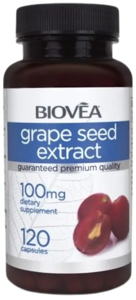 Grape Seed Extract, 100 mg, 120 capsule, Biovea