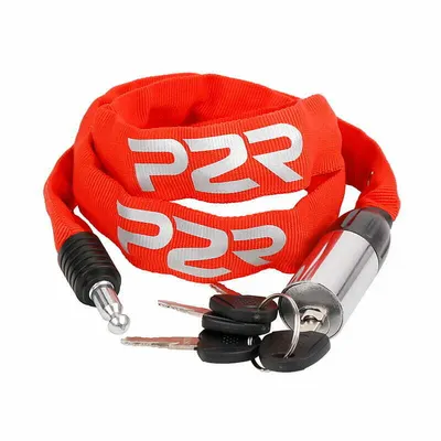 Antifurt Bicicleta lant cu cheie P2R AVENIR 4x650 mm, Rosu