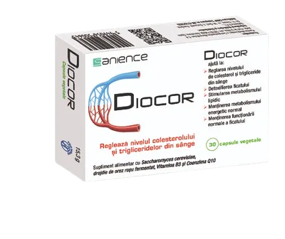 Diocor, 30 capsule vegetale, Sanience