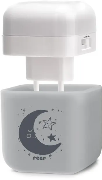 Lampa de noapte pentru copii 2 în 1 Reer - Gri