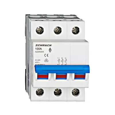 Comutator principal modular AMPARO, 100A, 3-poli
