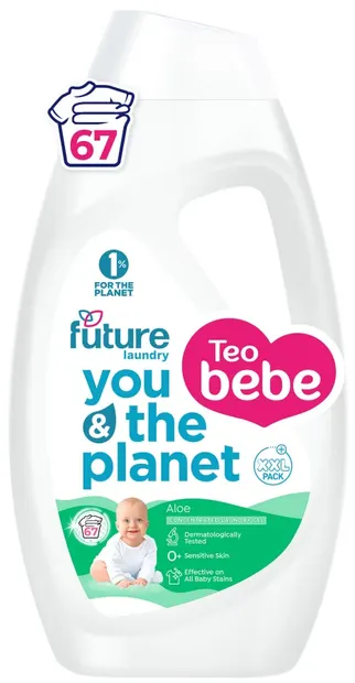 Gel de rufe concentrat Future baby - Aloe, 2,7 l, 67 spălări