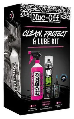 Kit mentenanță Muc-Off Wash Protect And Lube Kit