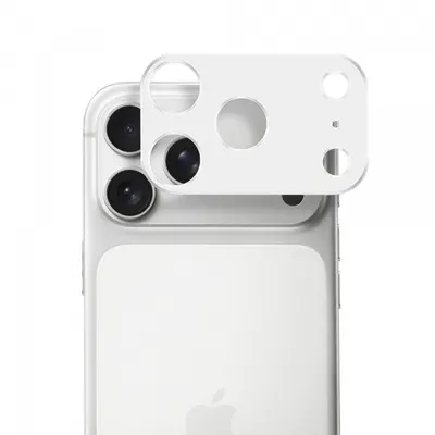 Folie de protectie Camera Spate Techsuit pentru Apple iPhone 17 Pro Max, Sticla Securizata, Argintie