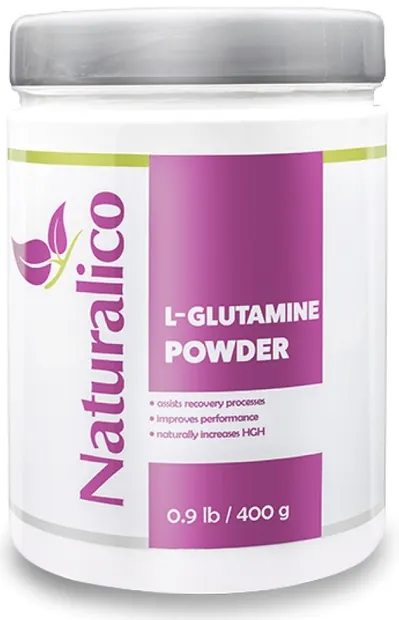 L-Glutamine Powder, 400 g, Naturalico