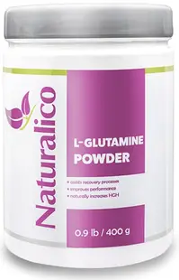 L-Glutamine Powder, 400 g, Naturalico
