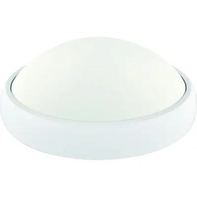Aplica LED bat de exterior IP44 Rotunda Alba Fi220, 12W=75W, 6400K, lumina rece