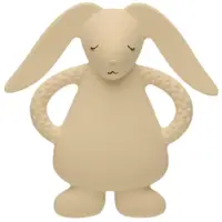 Moonie Natural Teether Rabbit jucărie pentru dentiție Sand 1 buc