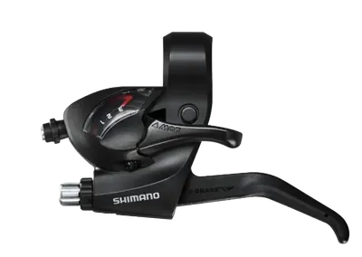 Maneta schimbator franta Shimano Tourney ST-EF41, montaj stanga, 3 viteze