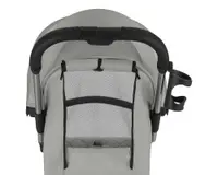 Carucior sport pana la 22kg KikkaBoo 0-48 luni,cadru din aluminiu cu pliere compacta,pozitie de somn,Compatibil avion,husa ploaie,suport pahar si geanta transport incluse Cloe Grey 2024