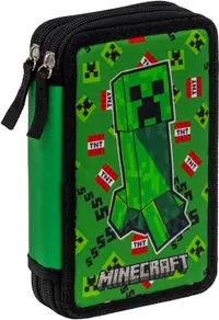 Penar cu rechizite Astra Minecraft - 2 fermoare