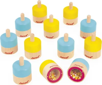 Kit educațional Janod Sensory- Joc de memorie sonoră, 12 piese