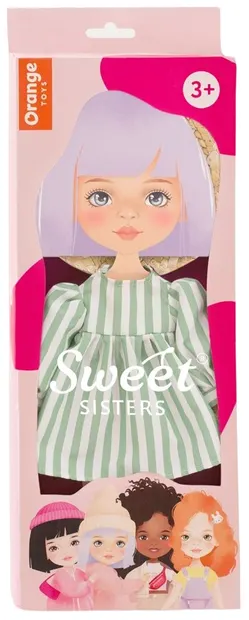 Orange Toys Sweet Sisters Sweet Sisters Set de îmbrăcăminte pentru păpuși - Rochie cu dungi