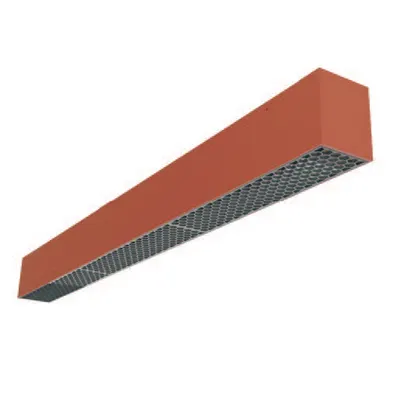 Elmark Led Fixture 12w 48v Cct Honeycomb, Orange