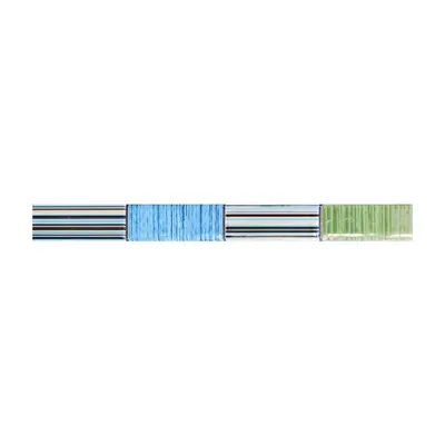 Brau decorativ faianta baie / bucatarie T-315 Azul 3 x 31.6