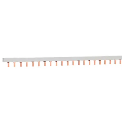 Two-Pole Connection Busbar, For 56 Modules, 1000mm Long (28 Mcb 2p)