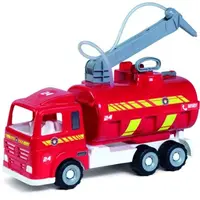 Masina de pompieri de jucarie, Heavy Trucks, 50 cm lungime, cu furtun si cisterna