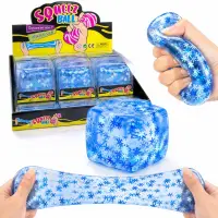 Cub Antistres 12/set, Nee Doh Ice Cube 5x5cm, Jucărie Senzorială Squishy din Gel Elastic, Stretch & Squeeze Engros