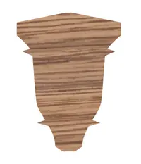 Colt interior plinta Korner LP52 stejar