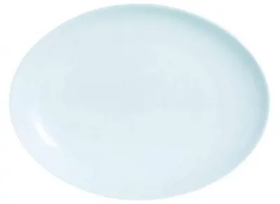 Platou de servire Luminarc - Diwali, 33 х 25 сm, oval, albastru
