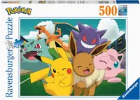 Puzzle Ravensburger din 500 piese - Pokemon pe stadion