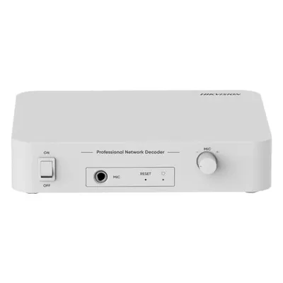 Audio decodor IP, 6W, Mic, Alarma - HIKVISION DS-QAE1DG1