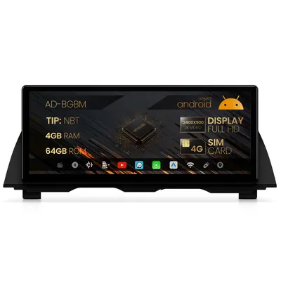 Navigatie BMW Seria 5 F10 F11 (2013-2016), Varianta NBT, Android 13, BM-Octacore 4GB RAM + 64GB ROM, 12.3 Inch - AD-BGBM12004NB+AD-BGRKITBM009