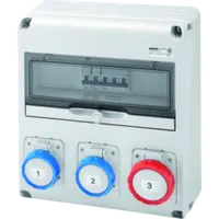 Organizator de santier Q-DIN 14 ASD - 3 IEC 309 - IP65