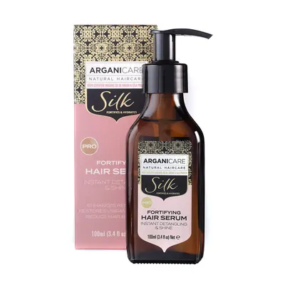 Ser fortifiant pentru descurcarea parului cu proteina de matase, 100ml, Arganicare