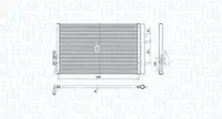 Condensator climatizare (cu uscator) potrivit BMW X3 (E83), X3 (F25), X4 (F26) 1.6-3.0D 09.07-03.18