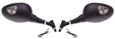 Set 2 oglinzi cu semnalizari omologate, prindere cu suruburi M10
