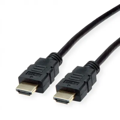 Cablu HDMI High Speed cu Ethernet 4K30Hz TPE T-T 1m Negru, Roline 11.04.5930
