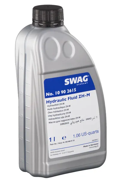 Ulei hidraulic SWAG HYDRAULIC FLUID ZH-M 10 90 2615, culoare galben, volum 1 litru, MB 343.0 1L