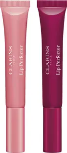 Clarins Set Lip Perfector - Luciuri de buze, 01/08, 2 x 12 ml