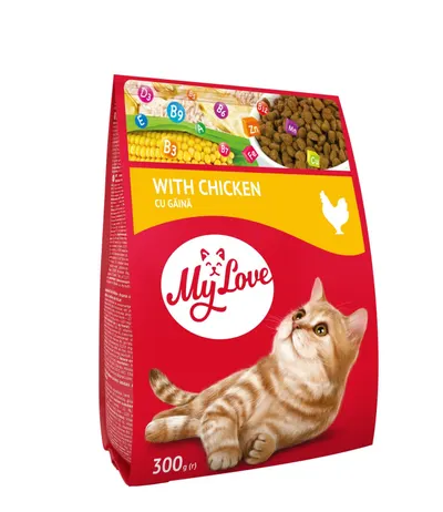 My Love Cat - Hrana uscata completa - Pui - 300g