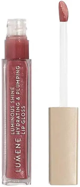 Lumene Luciu de buze vegan Luminous Shine, 7 Petal Pink, 5 ml
