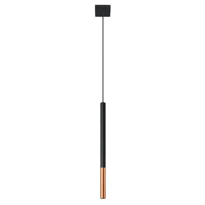 Lampa suspendata MOZAICA 1 negru/copper
