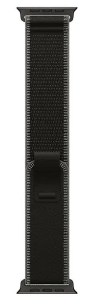 Curea Apple - Trail Loop Titanium Finish, Apple Watch, 49 mm, S/M, Black/Charcoal