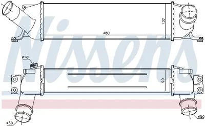 Intercooler potrivit HYUNDAI H-1 CARGO, H-1 TRAVEL 2.5D 02.08
