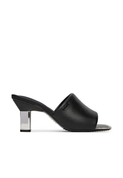 Slapi dama - K1599369 - Piele naturala - Negru