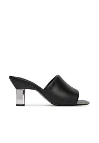 Slapi dama - K1599369 - Piele naturala - Negru