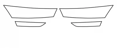 Autocolant protectie far stanga dreapta transparent, 3M PPF 4.0 folie, ajustare automata, set 4 buc potrivit SKODA OCTAVIA IV dupa 2019