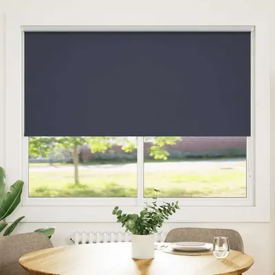 vidaXL Jaluzea opacă 164,4x175 cm, lățime material 160 cm, marin