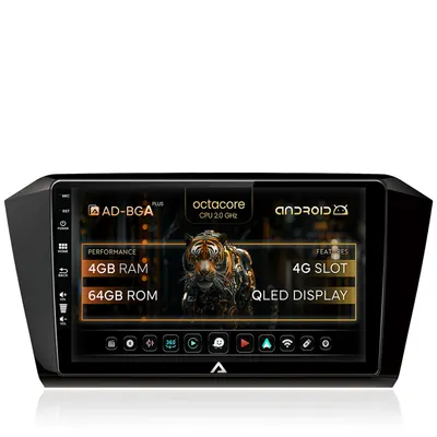 Navigatie Volkswagen Passat B8, Android, A-Octacore 4GB RAM + 64GB ROM, 10.1 INCH - AD-BGA10004+AD-BGRKIT037