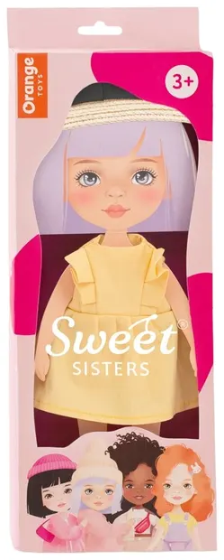 Orange Toys Sweet Sisters Sweet Sisters Set de îmbrăcăminte pentru păpuși - Rochie galbenă