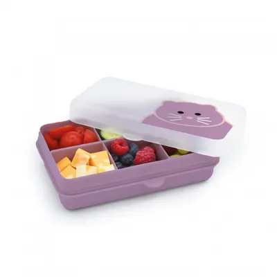 Cutie snack cu 6 compartimente Melii pisica