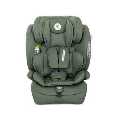 Scaun auto pentru copii Lorelli Adventure Green i-Size, 15 luni-12 ani, 76-150 cm, tetiera reglabila, husa detasabila